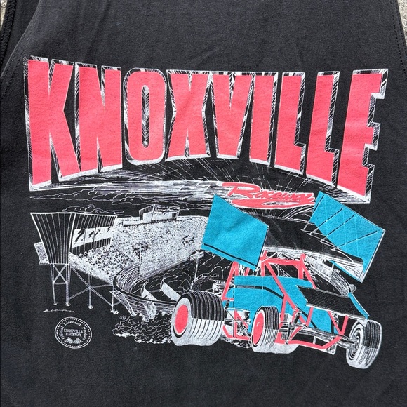 Vintage 90’s Black Knoxville Raceway Graphic Tank Top 🔥🔥 - Picture 2 of 3